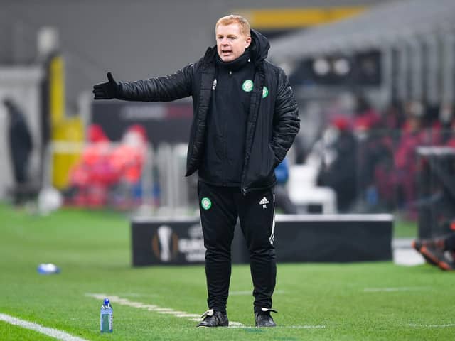 Celtic manager Neil Lennon says he's not "a happy clapper" in beleiving Milan display can be springboard for ending run of three straight defeat when facing St Johnstone (Photo by Giuseppe Maffia / SNS Group)