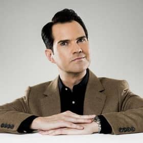 Comedian Jimmy Carr invited Eddy on stage at the O2 and handed him a cheque for £18,000.