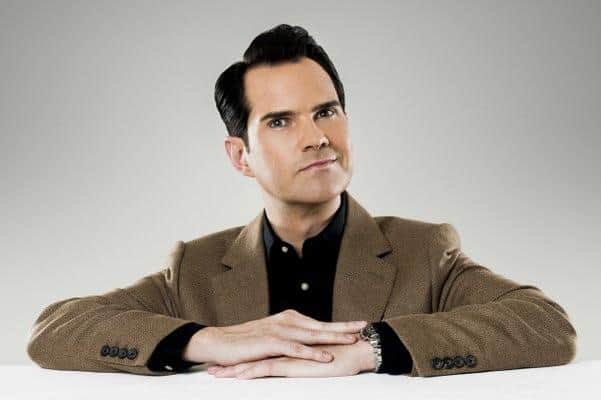 Comedian Jimmy Carr invited Eddy on stage at the O2 and handed him a cheque for £18,000.