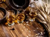 Small tasting glasses with aged Scotch whisky. Picture: Shutterstock