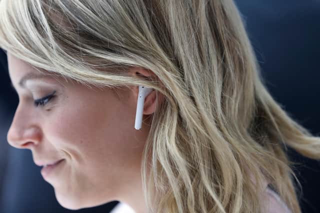 AirPods are in Amazon Prime Day deal. (Photo by Stephen Lam/Getty Images)