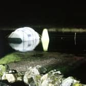 A picture of the scene shared by the Greenock Coastguard Rescue Team