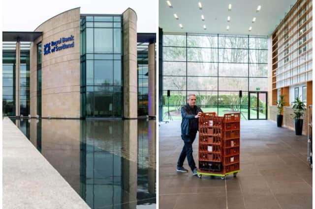 RBS Edinburgh headquarters becomes foodbank distribution centre