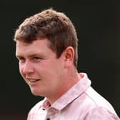 Bob MacIntyre of Scotland looks across the range prior to the BMW PGA Championship at Wentworth Club. Picture: Richard Heathcote/Getty Images.