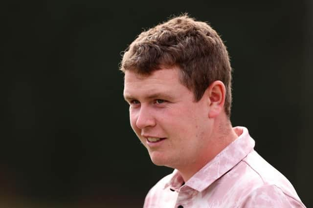 Bob MacIntyre of Scotland looks across the range prior to the BMW PGA Championship at Wentworth Club. Picture: Richard Heathcote/Getty Images.