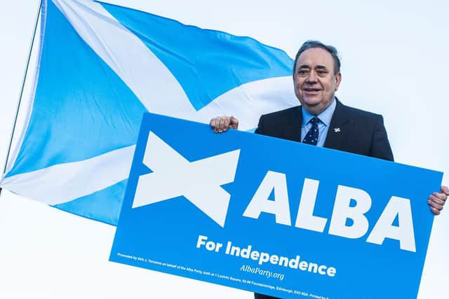 Alba Party Leader and Former First Minister Alex Salmond. Picture: Lisa Ferguson.