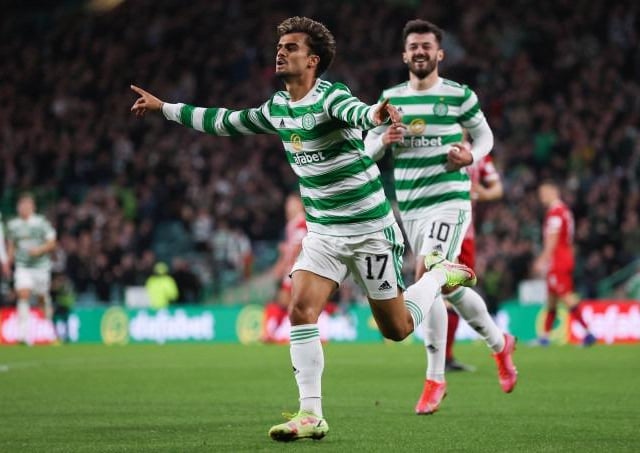 Portuguese wide attacker was back to his pre-injury best against County. Beat defenders and put dangerous balls into the box all match, including the cross for Kyogo's opener, before getting the goal his performance deserved.