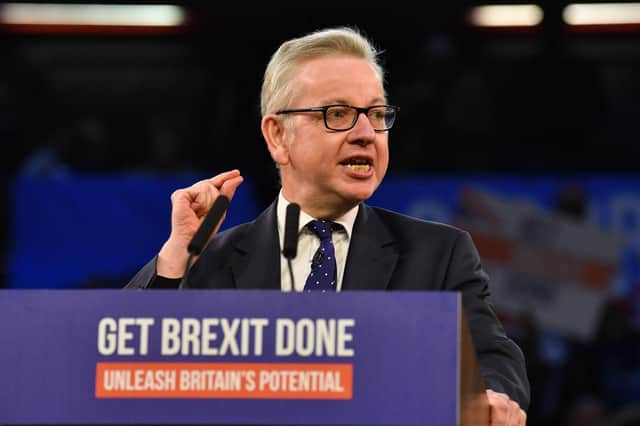 Britain's Chancellor of the Duchy of Lancaster Michael Gove. Photo: AFP/Getty