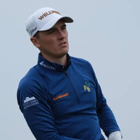 Sam Locke pictured during the first round of the Montrose Links Masters presented by Gym Rental Company. Picture: Tartan Pro Tour