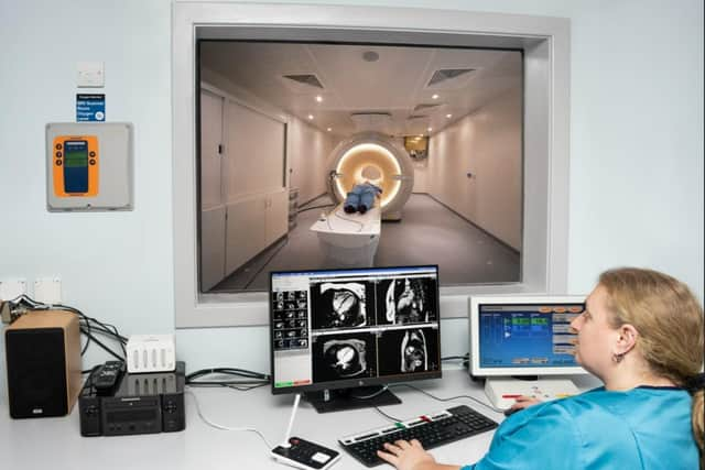 The control room of an Aberdeen University MRI scanner prior to the Covid pandemic. Picture: Aberdeen University