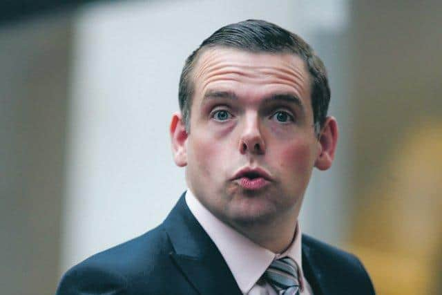 Scottish Conservative leader Douglas Ross