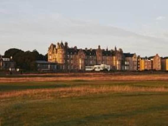 The Marine North Berwick overlooks the 16th hole of the historic West Links course of North Berwick Golf Club.