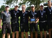 Seb Sandin, third right, celebrates with his Blue Raider team-mates after winning the Linsey Wilson Invitational in Kentucky. Picture: Linsey Wilson College