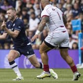 Finn Russell, in action for Scotland against Georgia at Murrayfield, has been described as a 'magician' by South Africa's Duane Vermeulen.  (Photo by Craig Williamson / SNS Group)