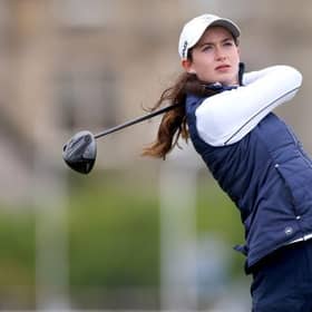 Grace Crawford in action on the Old Course at St Andrews in last year's Alfred Dunhill Links Championship. Picture: Richard Heathcote/Getty Images.
