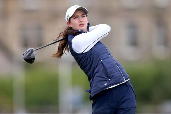 Grace Crawford in action on the Old Course at St Andrews in last year's Alfred Dunhill Links Championship. Picture: Richard Heathcote/Getty Images.