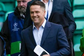 Former Liverpool striker Michael Owen, pictured at Celtic Park for last month's Real Madrid fixture, reckons Rangers will 'need a miracle' at Anfield on Tuesday. (Photo by Alan Harvey / SNS Group)