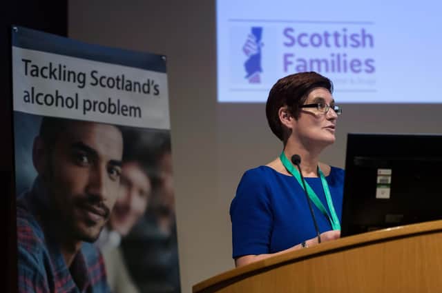 Justina Murray, CEO of Scottish Families Affected by Alcohol & Drugs