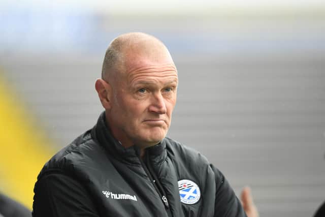 Ayr United head coach Lee Bullen has guided the club to the top of the Scottish Championship. (Photo by Ross MacDonald / SNS Group)