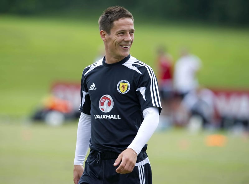 The former Hearts and Ranger midfielder was given his one and only cap against Australia in 2012 after being given a late call-up to the squad. He was bizarrely booed whilst coming on as a substitute in the second half of the game.