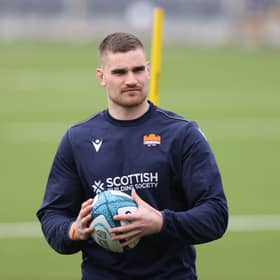 Edinburgh's James Lang was named in the Scotland squad for the Six Nations match against France but missed out on the matchday 23. (Photo by Craig Williamson / SNS Group)