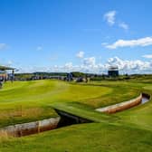 General view of the ninth hole during the 2023 FREED GROUP Women's Scottish Open presented by Trust Golf at Dundonald Links in Ayrshire. Picture: Octavio Passos/Getty Images.