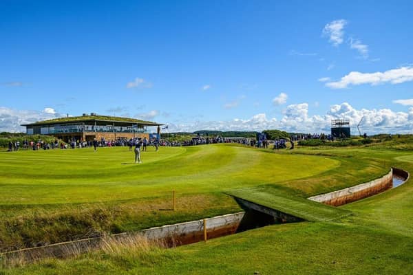 General view of the ninth hole during the 2023 FREED GROUP Women's Scottish Open presented by Trust Golf at Dundonald Links in Ayrshire. Picture: Octavio Passos/Getty Images.
