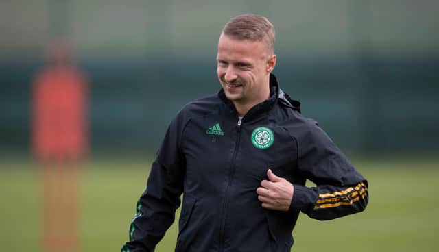 Celtic striker Leigh Griffiths is back in training. Picture: SNS