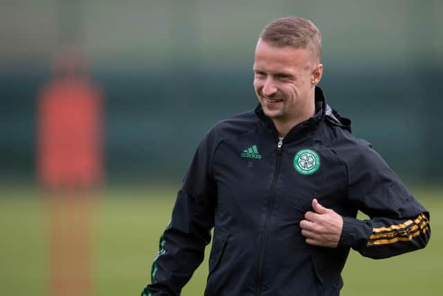 Celtic striker Leigh Griffiths is back in training. Picture: SNS