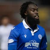 Livingston have signed Queen of the South defender Ayo Obileye on a pre-contract agreement. (Photo by Craig Foy / SNS Group)