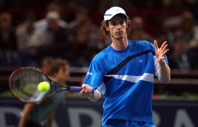 Andy Murray pictured in 2007 - complete with 'big hair'