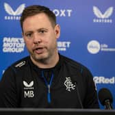 GLASGOW, SCOTLAND - MAY 19: Michael Beale has suggested "a wild goose chase" is going on over speculation on a new goalkeeper for the club as he prepares to welcome a first  signing in what will be an extensive summer overhaul. (Photo by Alan Harvey / SNS Group)