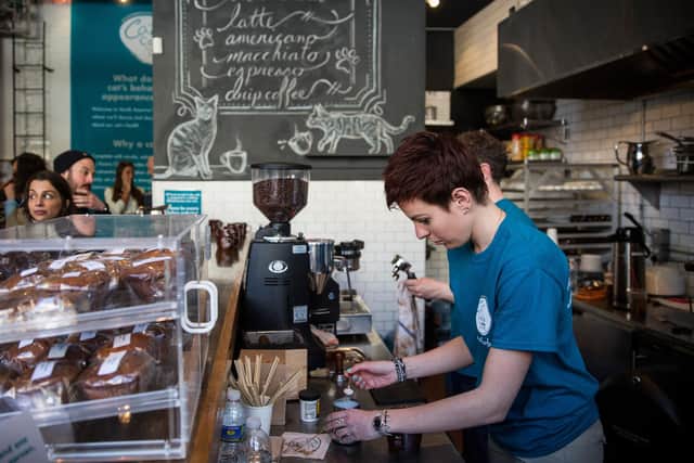 Coffee shops may struggle to make a living if all their customers nurse a single cup throughout a day spent using the wifi (Picture: Andrew Burton/Getty Images)