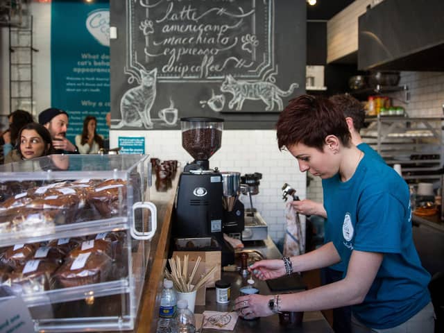 Coffee shops may struggle to make a living if all their customers nurse a single cup throughout a day spent using the wifi (Picture: Andrew Burton/Getty Images)