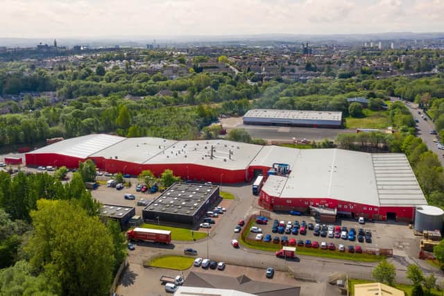 Cullen Sustainable Packaging's large operation in Glasgow.