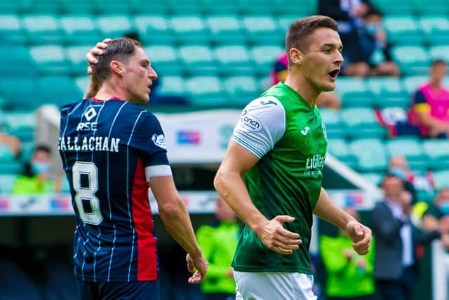 It was a difficult afternoon for Ross County against Hibs.