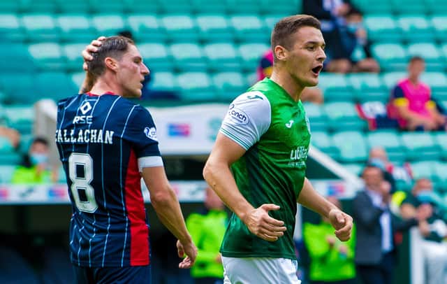 It was a difficult afternoon for Ross County against Hibs.