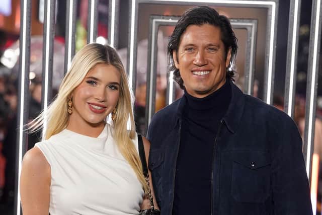 Vernon Kay and his daughter Phoebe attending the gala screening of John Wick: Chapter 4, at Cineworld Leicester Square, London.