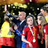 Spanish football federation president Luis Rubiales following the FIFA Women's World Cup final. FIFA has opened disciplinary proceedings against Spanish FA president Luis Rubiales in relation to his conduct at the World Cup final in Sydney on Sunday.