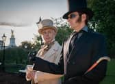 Michael Sheen and David Tennant have been making a new series of Good Omens in Scotland.