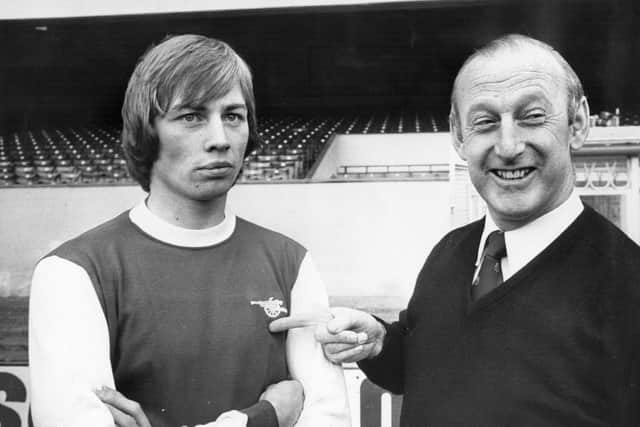 In 1974 Bertie Mee brought the Easter Road boy wonder Alex Cropley to Arsenal.