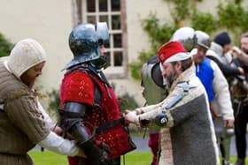 Actors from Northern Alliance and Scottish Battlefield Trust will take part in battle re-enactments (Pic: NTS)