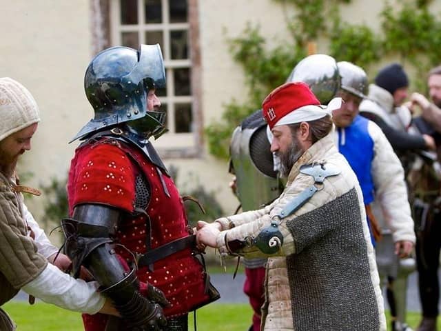 Actors from Northern Alliance and Scottish Battlefield Trust will take part in battle re-enactments (Pic: NTS)
