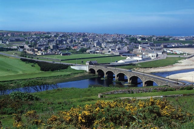 Those living in Aberdeenshire, including in the town of Banff (pictured), will see their council tax rise by 4 per cent. The hike has already been agreed.