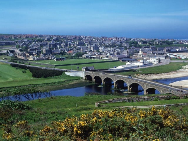 Those living in Aberdeenshire, including in the town of Banff (pictured), will see their council tax rise by 4 per cent. The hike has already been agreed.