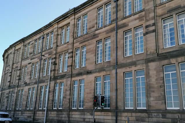 The Nairn Building, Kirkcaldy harbour - formerly part of the Piory Campus of Fife College