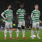 Celtic's Albian Ajeti and Osaze Urhogide could leave on deadline day. (Photo by Craig Williamson / SNS Group)