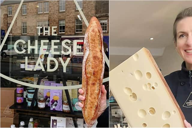 Svetlana Kukharchuk, of Haddington’s The Cheese Lady shop.