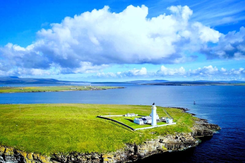 You could stay in a remote lighthouse cottage in a picture-perfect location on a remote island clifftop.