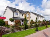 A typical street scene at the planned West Craigs development